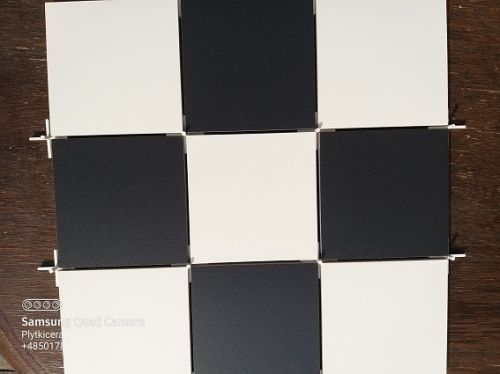 Terakota czarna nero biała bianco  10x10 szachownica podłogowa ,ścienna G.1