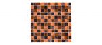 mozaika brown gold 30x30