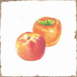 dekor 3 owoce jabłka 15x15