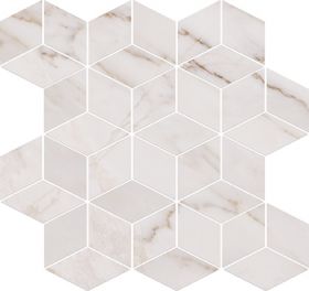 carrara mosaic white 28x29.7cm